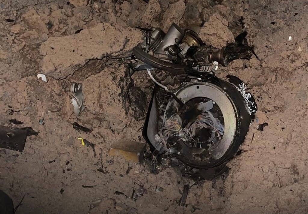 درۆنێکی بۆمبڕێژکراو لە هەولێر کەوتە خوارەوە