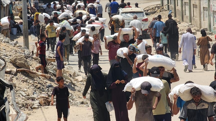 غەززە هەفتانە پێویستی بە 500 هەزار فەردە ئاردە