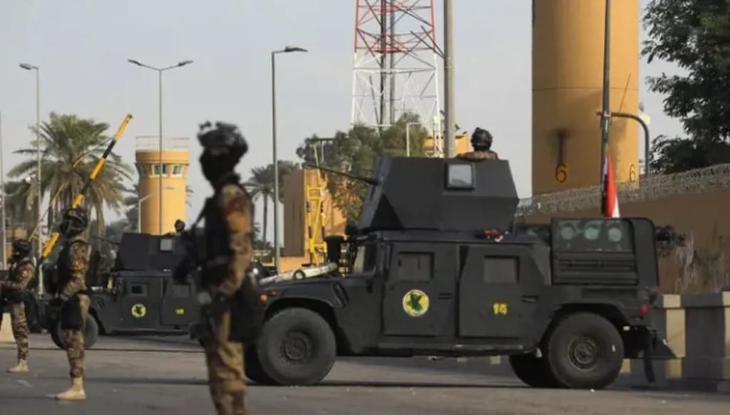 لە بەغدا ڕووبەڕووبوونەوە لەنێوان هێزە ئەمنییەکان و ژمارەیەک چەکدار دروستدەبێت؛ بریندار هەیە