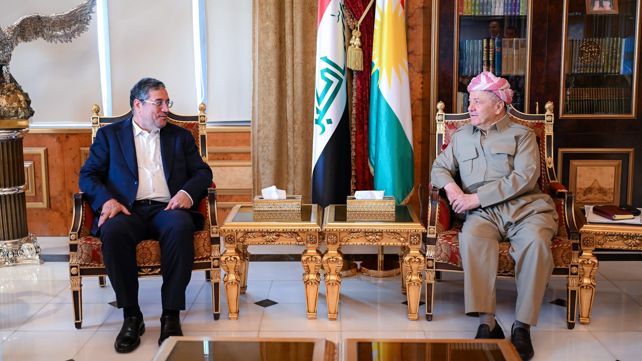 سەرۆک بارزانی و پارێزگاری ورمێ پەیوەندی بازرگانی و گەشتیاری تاوتوێ دەکەن