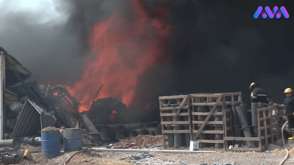 ئاگرێکی گەورە لە هەولێر کەوتەوە و 10 تیم سەرقاڵی کۆنترۆڵکردنی ئاگرەکەن