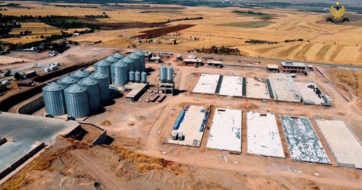 كارەكانی سایلۆی هەڵەبجە 85%ـی تەواو بووە