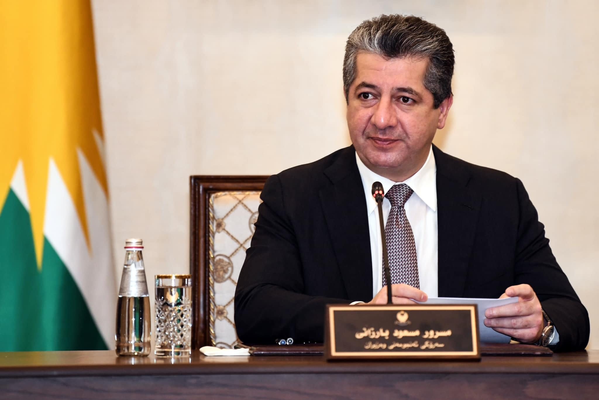 سەرۆکوەزیران مەسرور بارزانی پەیامێک بۆ میری ئێزدییەکان دەنێرێت