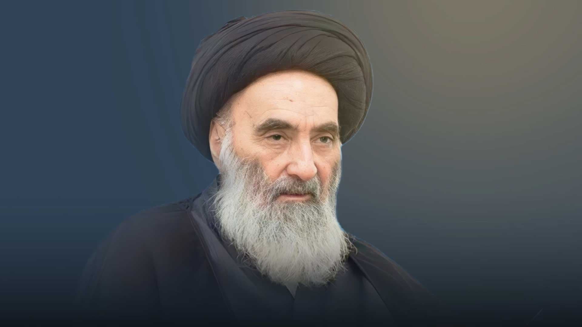 سیستانی داوا دەکات هیچ لایەنێک وێنەکانی هەڵنەواسێت