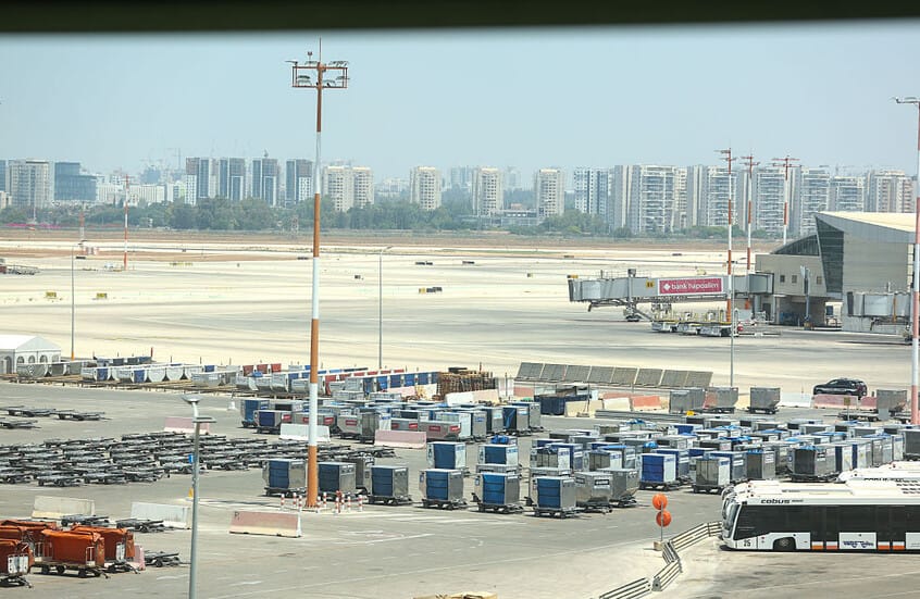 حووسییەکان بە مووشەکی هایپەرسۆنیک هێرش دەکەنە سەر فڕۆکەخانەی بن گۆریۆن