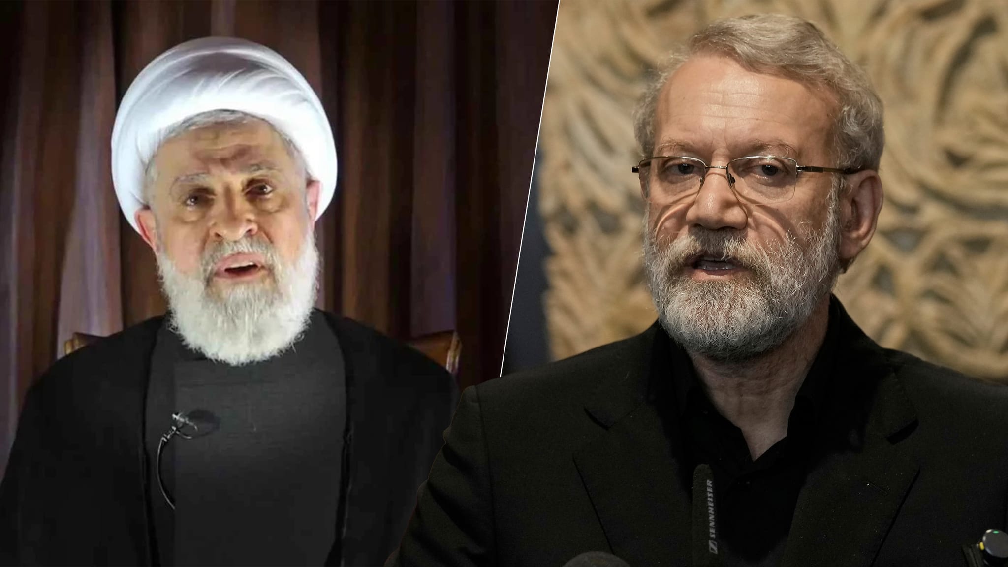 لاریجانی لەگەڵ ئەمینداری گشتیی حیزبوڵڵا کۆبووەوە