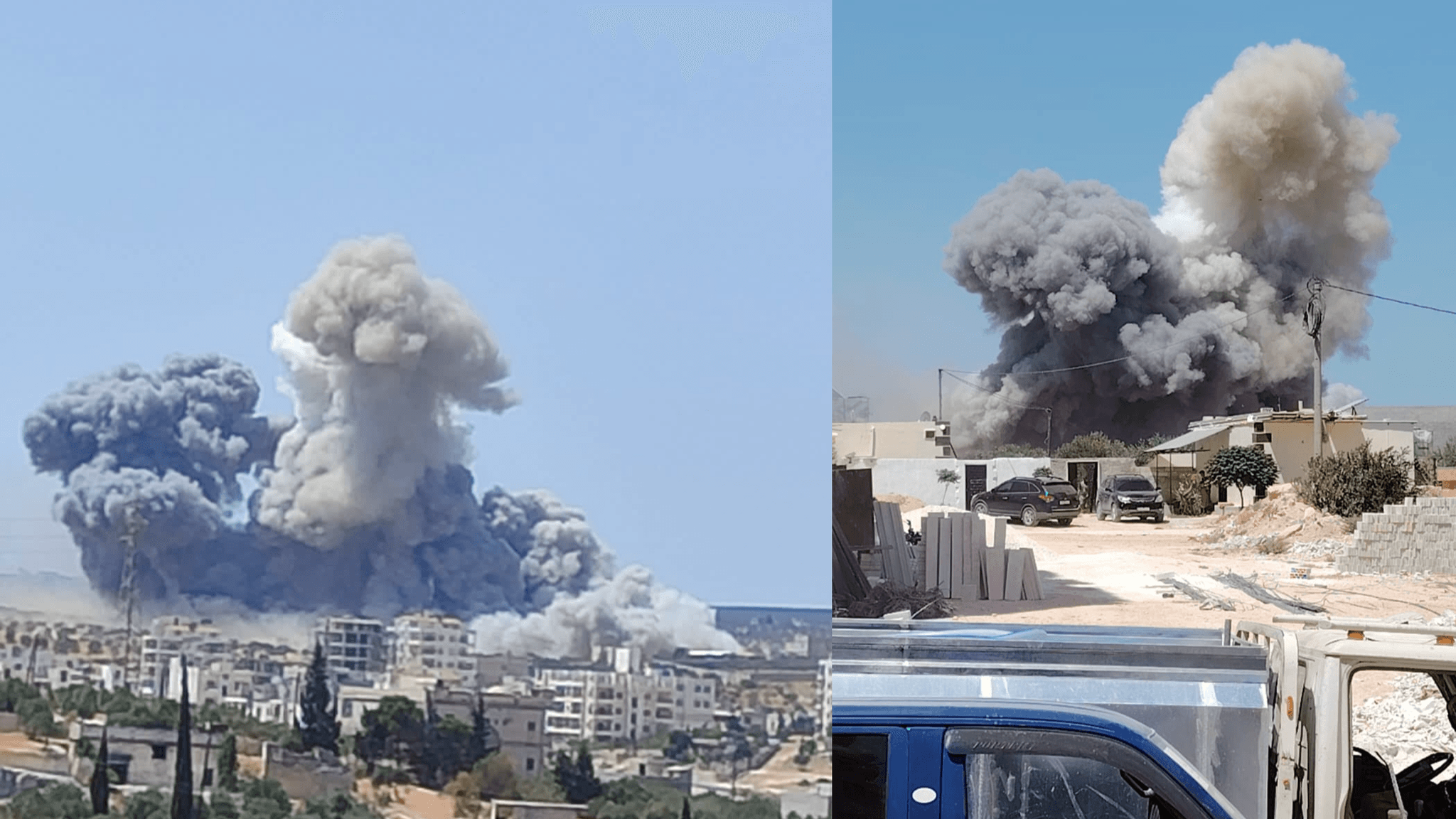 تەقینەوەیەکی بەهێز پارێزگای ئیدلبی سووریای هەژاند