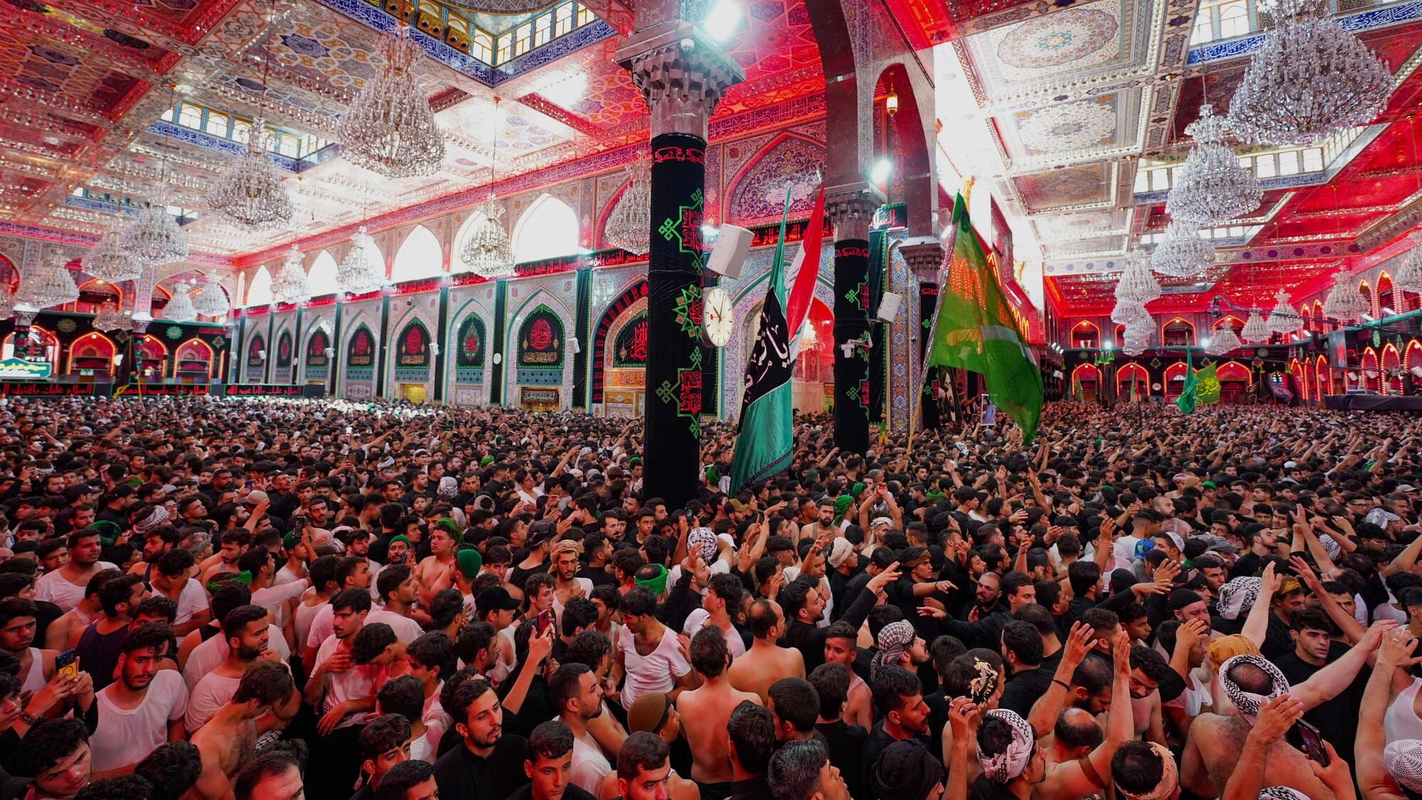 ئەمساڵ زیاتر لە 21 ملیۆن کەس لە چلەی ماتەمینی ئیمام حوسێن بەشدارییان کردووە