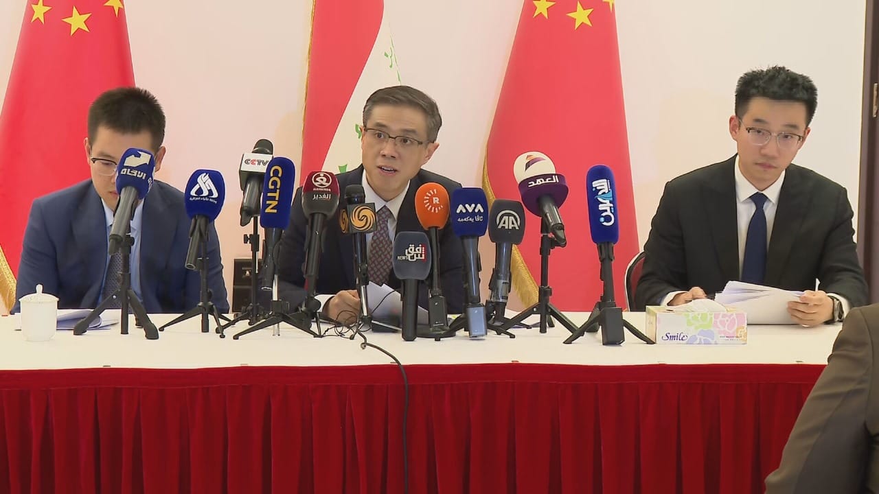 باڵیۆزخانەی چین بۆ ئاڤا: عێراق سێیەم گەورەترین هاوبەشی بازرگانیمانە