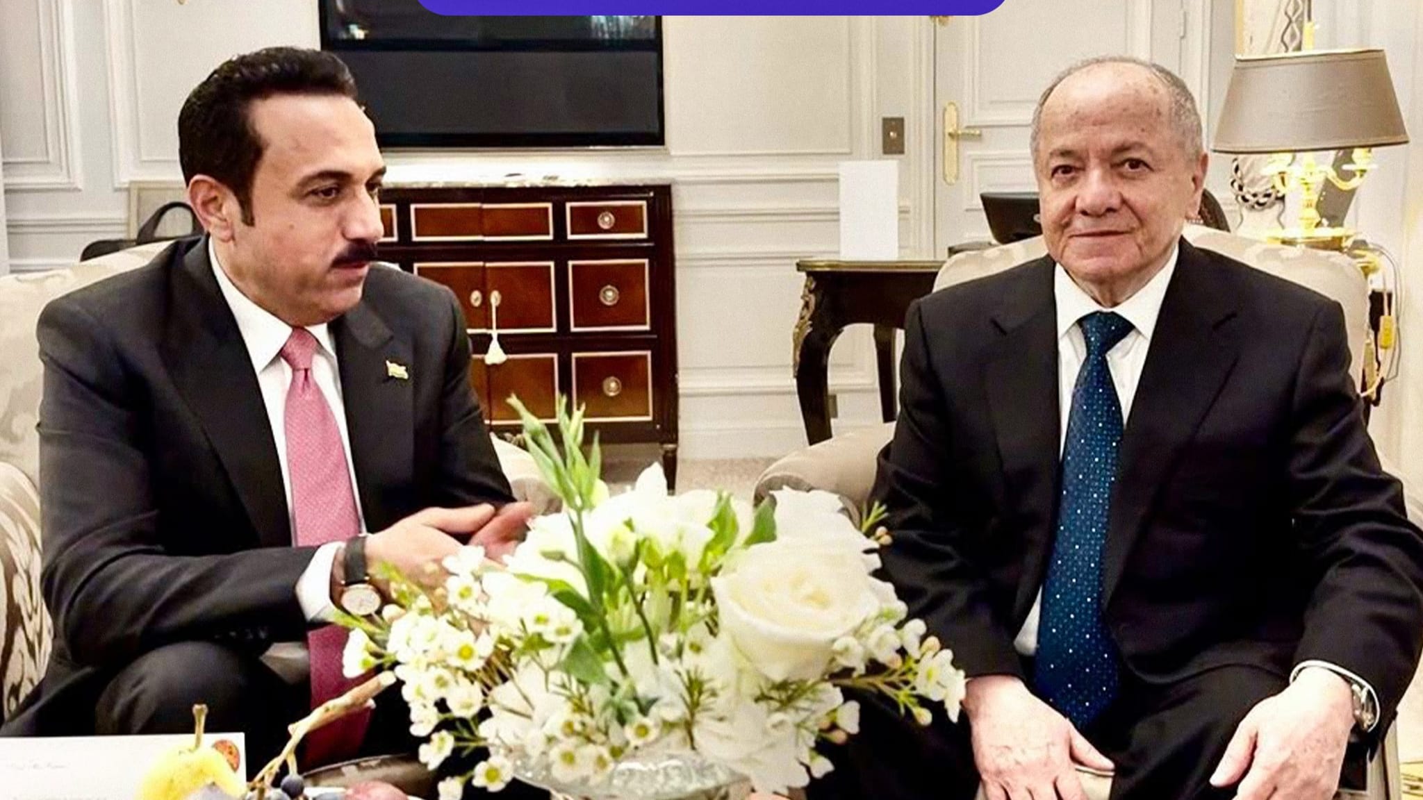 سەرۆک بارزانی گەیشتە پاریس