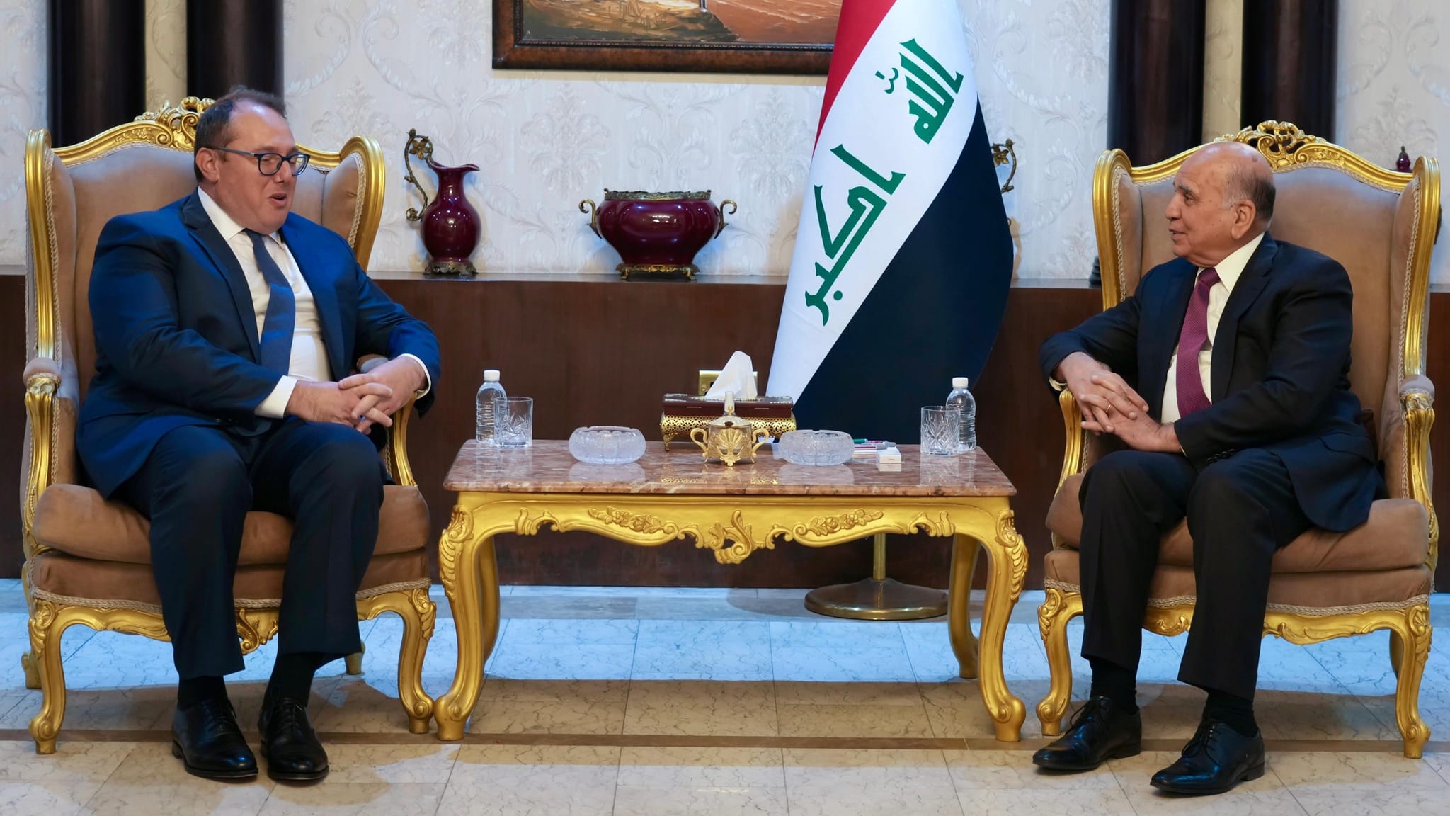 فوئاد حوسێن و باڵیۆزی نوێی ئەمریکا تاوتوێی ناکۆکییەکانی نێوان هەولێر و بەغدا دەکەن