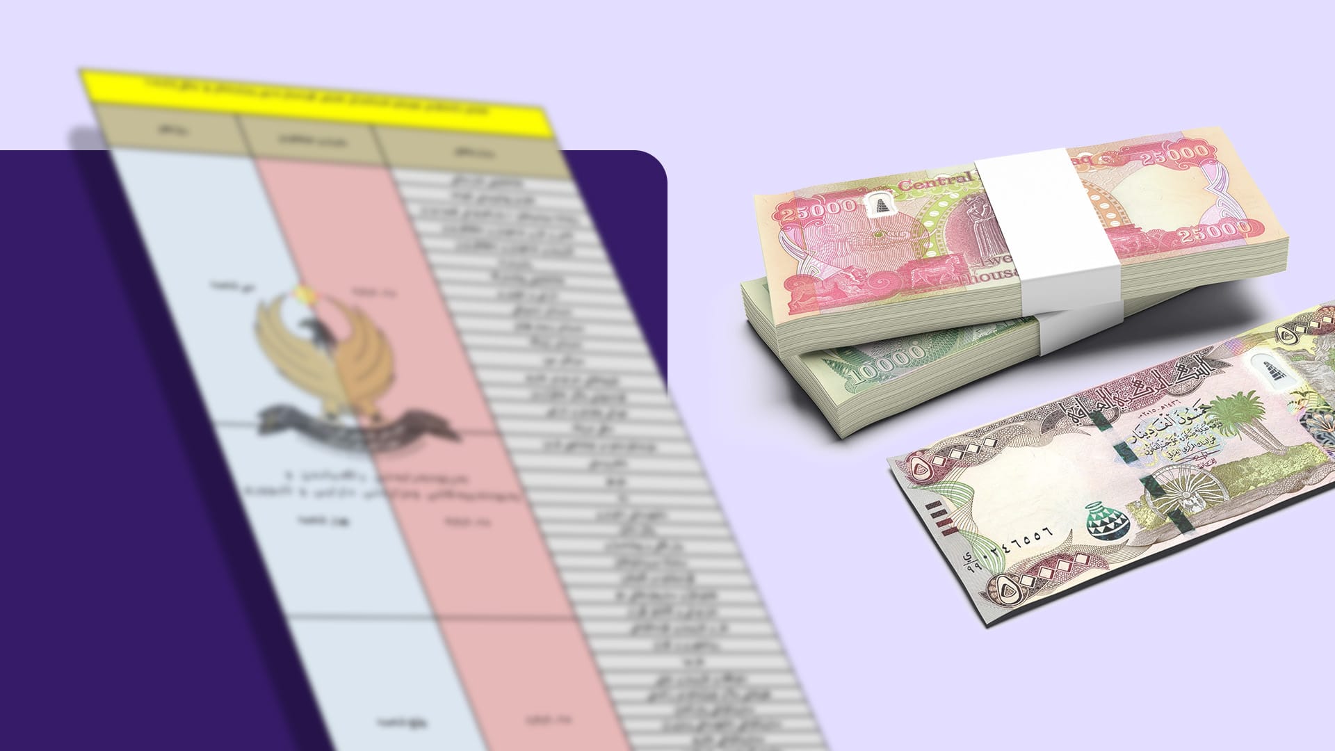 دوایین زانیاری لەبارەی لیستی مووچەی مانگی هەشت