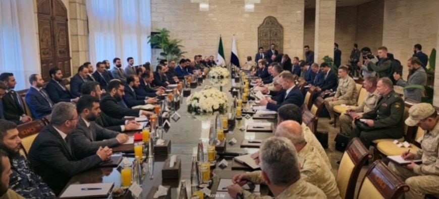 شاندێکی باڵای ڕووسیا لەگەڵ ئەحمەد شەرع لە دیمەشق کۆدەبێتەوە