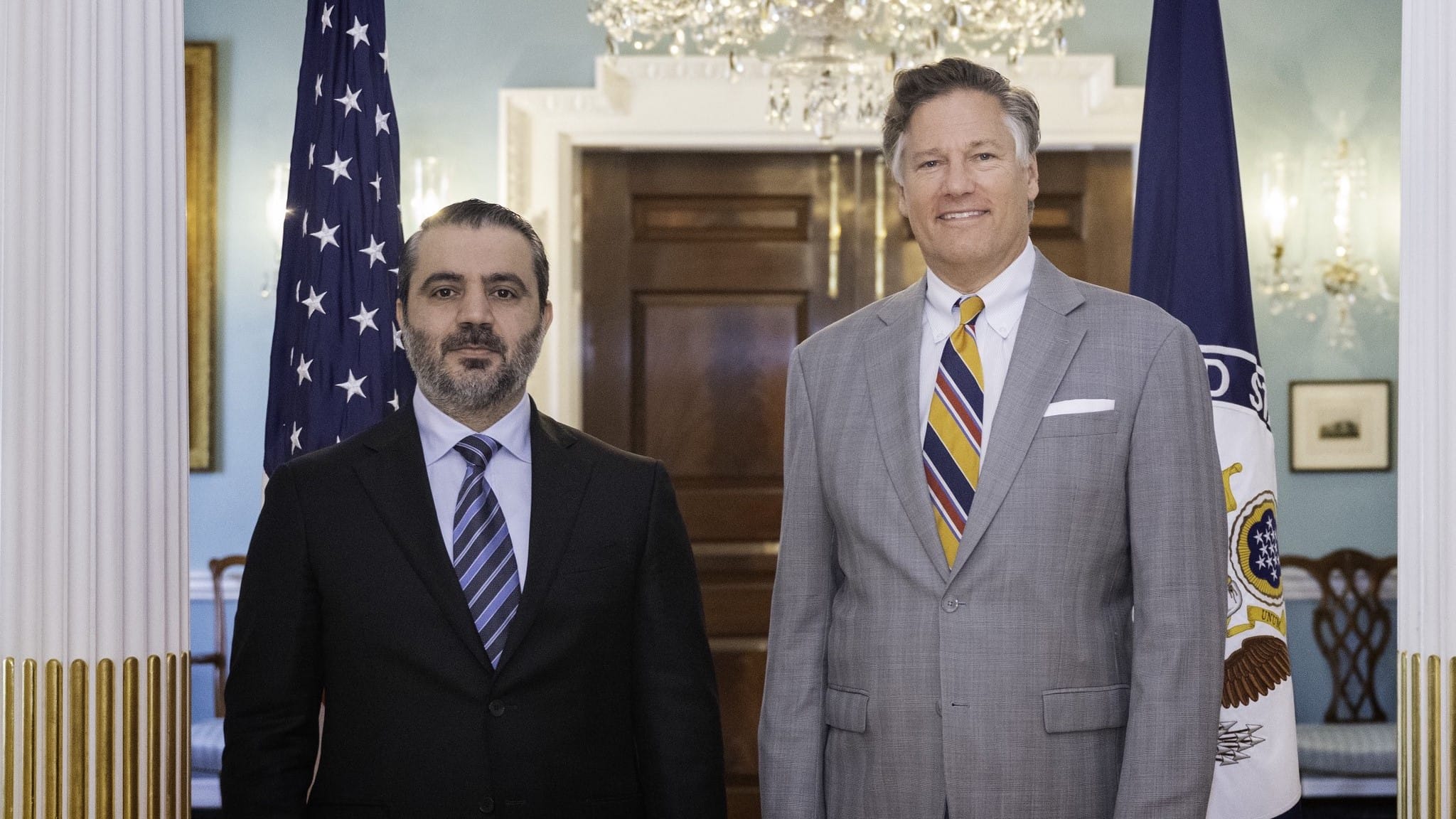 ئەمریکا و سووریا گفتوگۆ لەسەر داهاتووی سووریا دەکەن