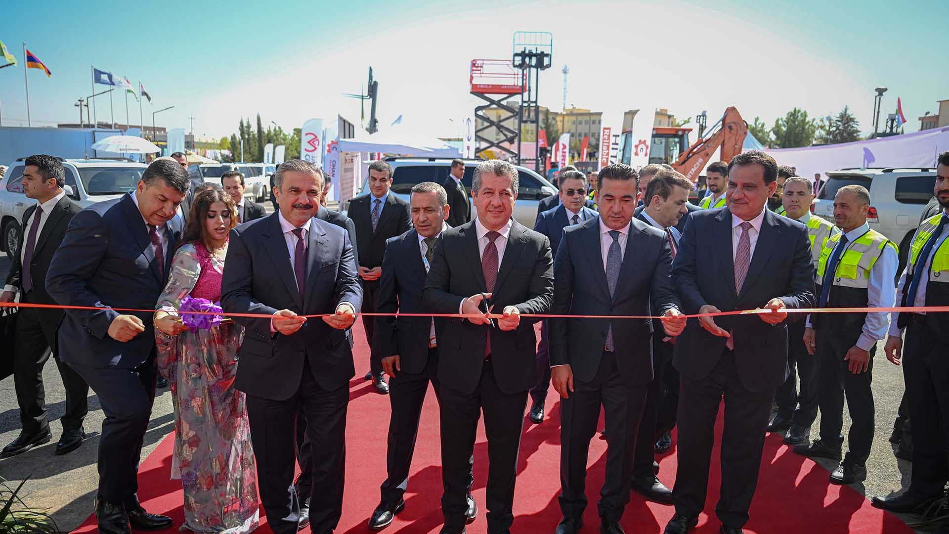 سەرۆکوەزیران مەسرور بارزانی پێشانگای نێودەوڵەتیی بازرگانی لە زاخۆ کردەوە