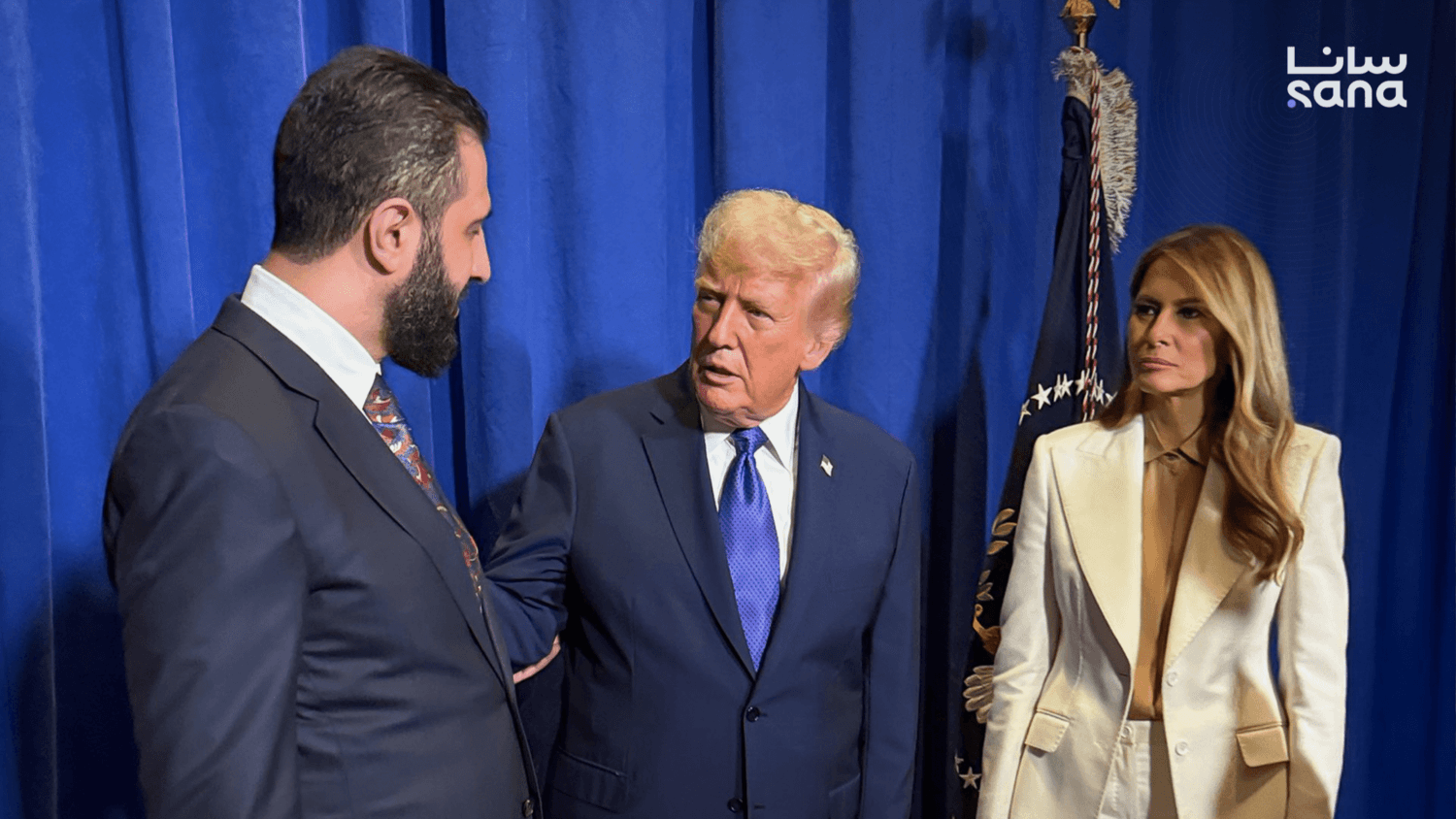 ترەمپ و شەرع لە نیویۆرک چاویان بە یەکتری کەوت