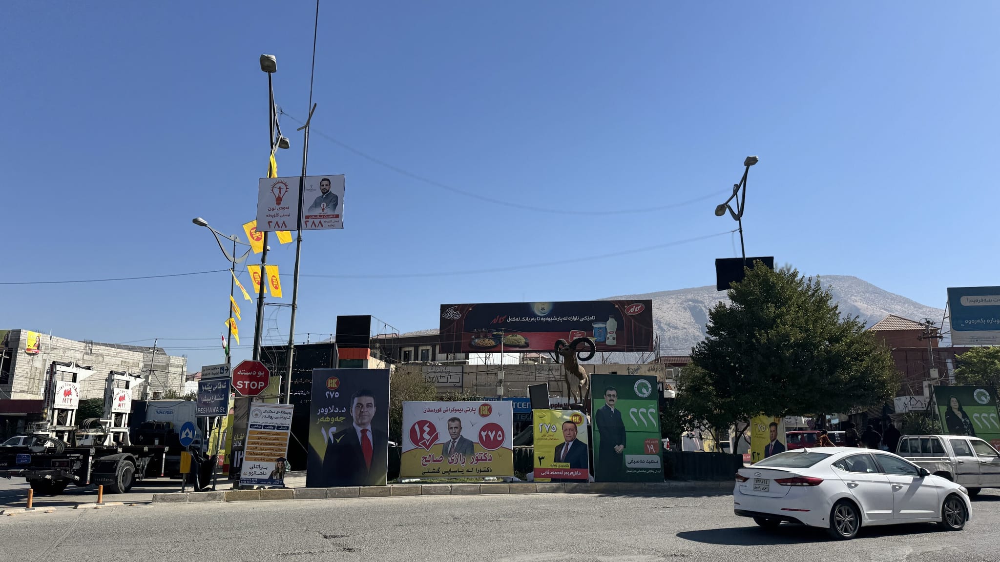 شارەوانی هەولێر: لە بانگەشەی هەڵبژاردن سیمای شەقامەکانی هەولێر بپارێزن