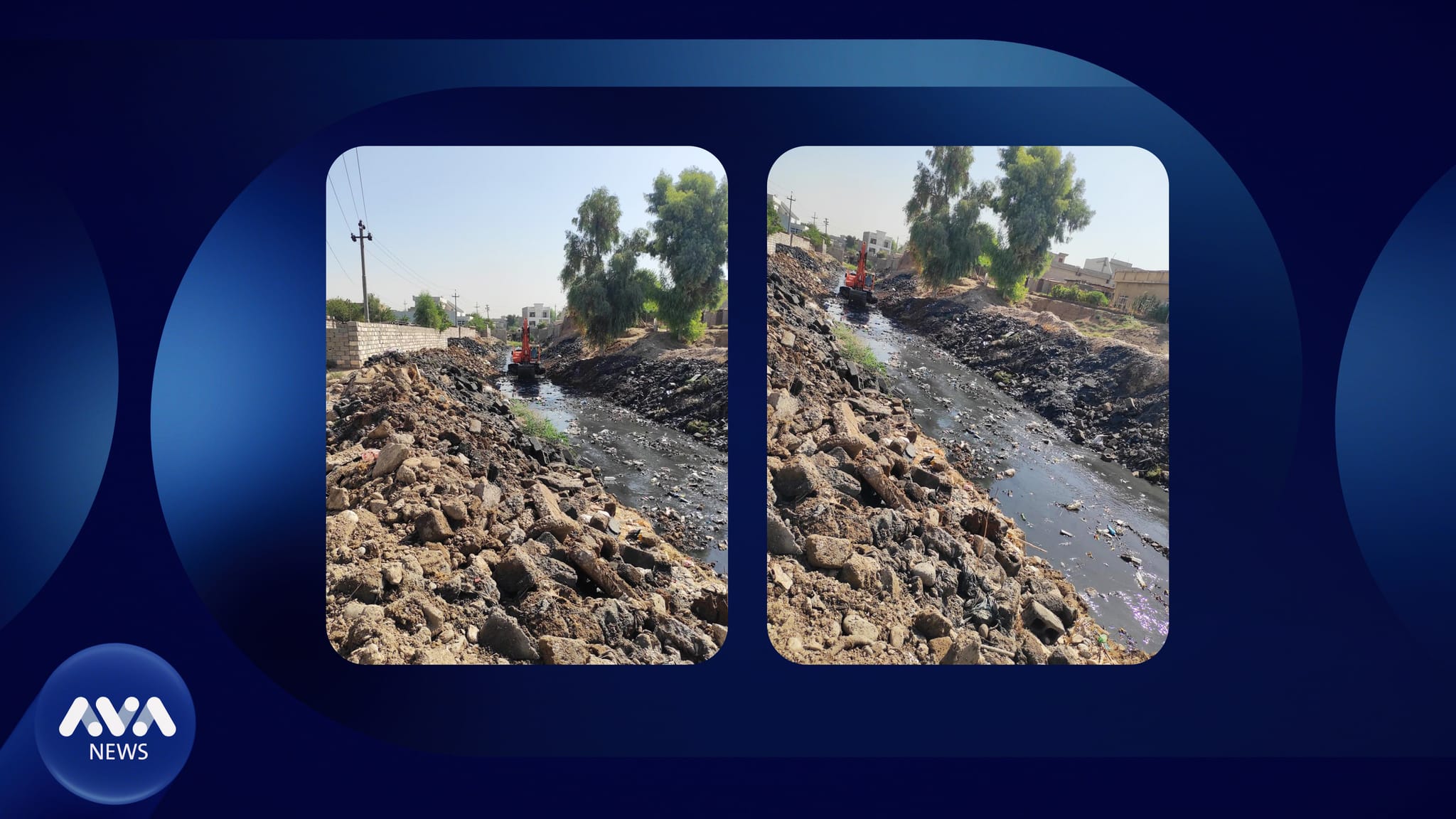 دوای بەدواداچوونێكی ئاڤا چەند شوێنێکی قەزای خەبات پاک کرانەوە