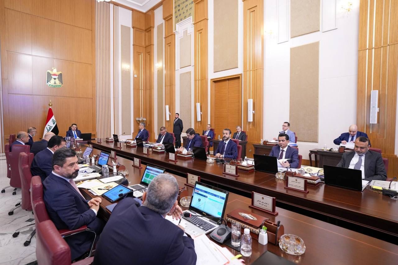 ئەنجوومەنی وەزیرانی عێراق بەسەرپەرشتی سوودانی لە کۆبوونەوەدایە