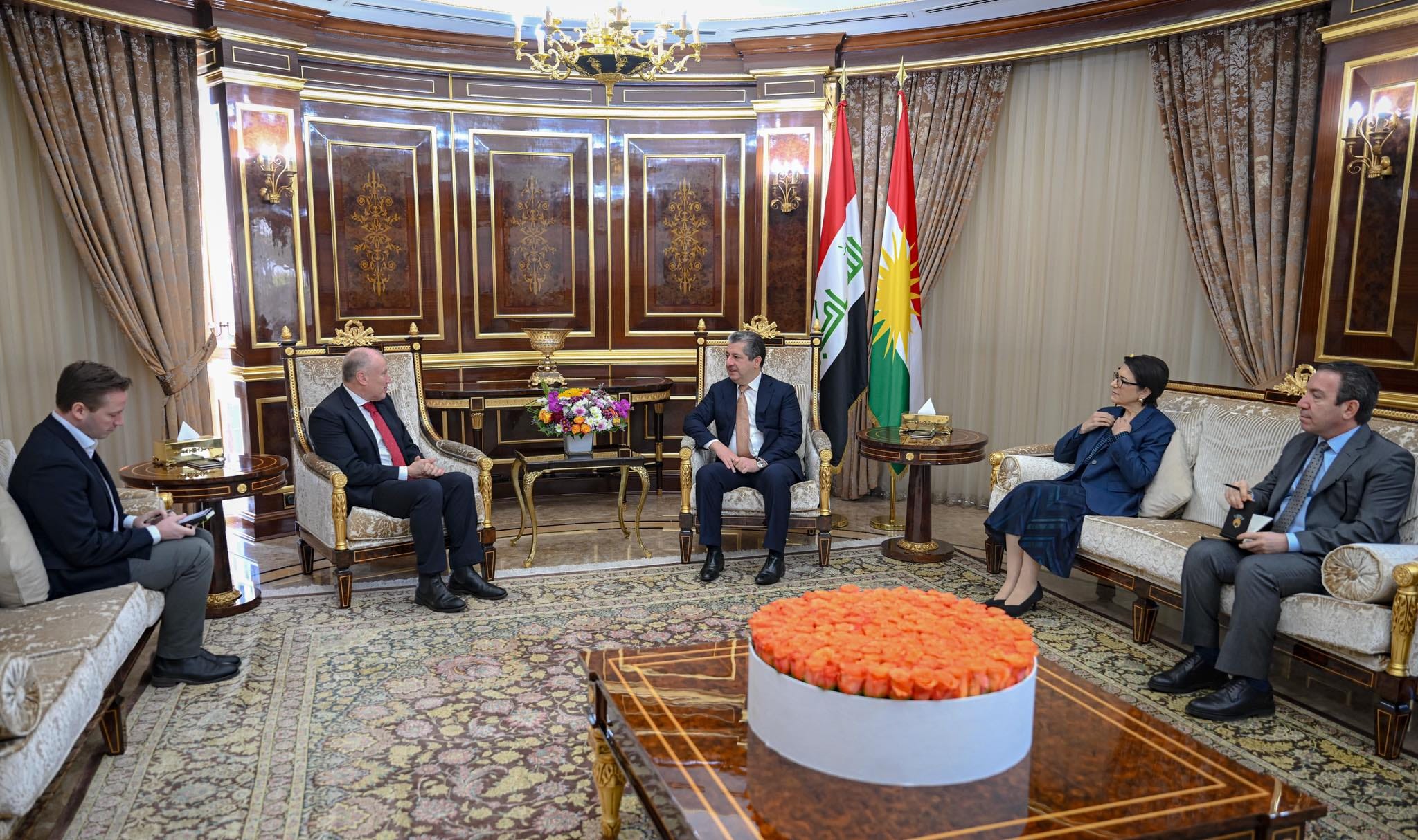 مەسرور بارزانی و باڵیۆزی ئوسترالیا لە عێراق دۆخی ناوچەکە تاوتوێ دەکەن