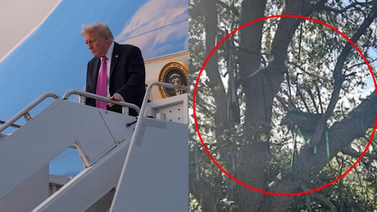 سەکۆیەکی ڕاوکردن بۆ ترەمپ دانراوە