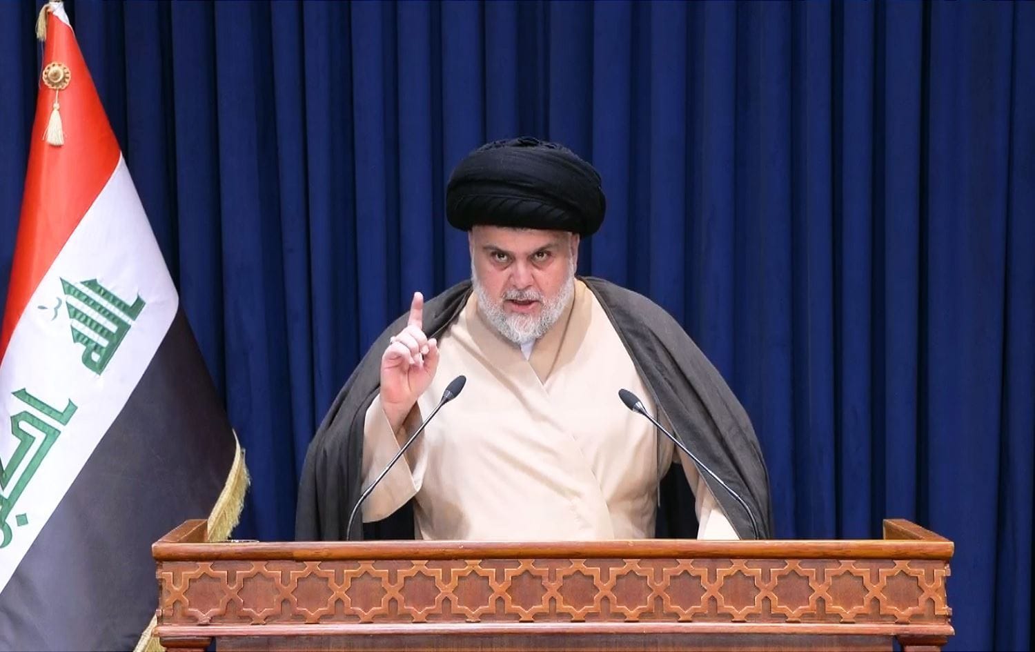 سەدر ڕوونکردنەوەیەک لەبارەی نانەوەی ئاژاوە لە ڕۆژی دەنگدان دەدات