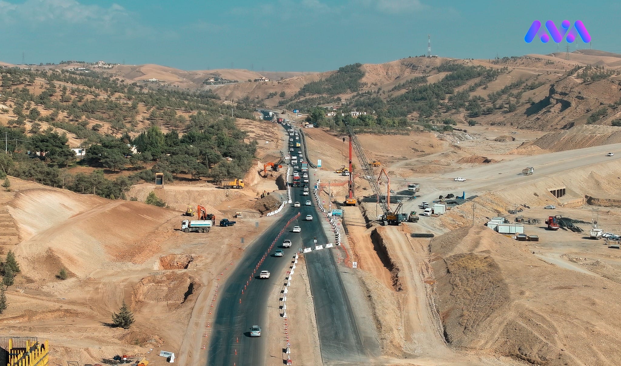 لە 75% کارەکانی دووسایدی کەسنەزان - گۆمەسپان تەواو بووە