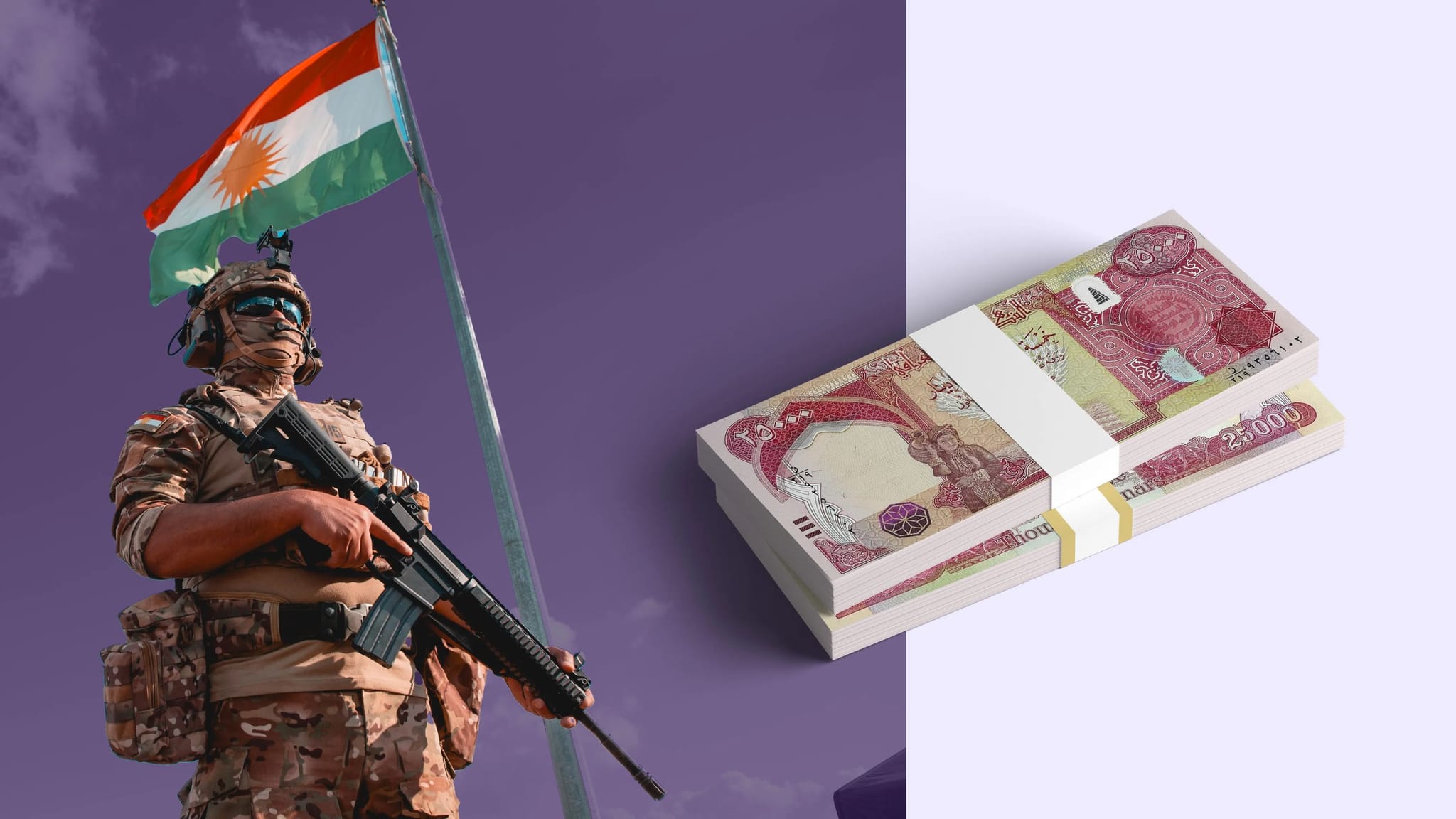 هاوکاریی دارایی هاوپەیمانان بۆ پێشمەرگە بۆ مانگی 10 دابەش دەکرێت