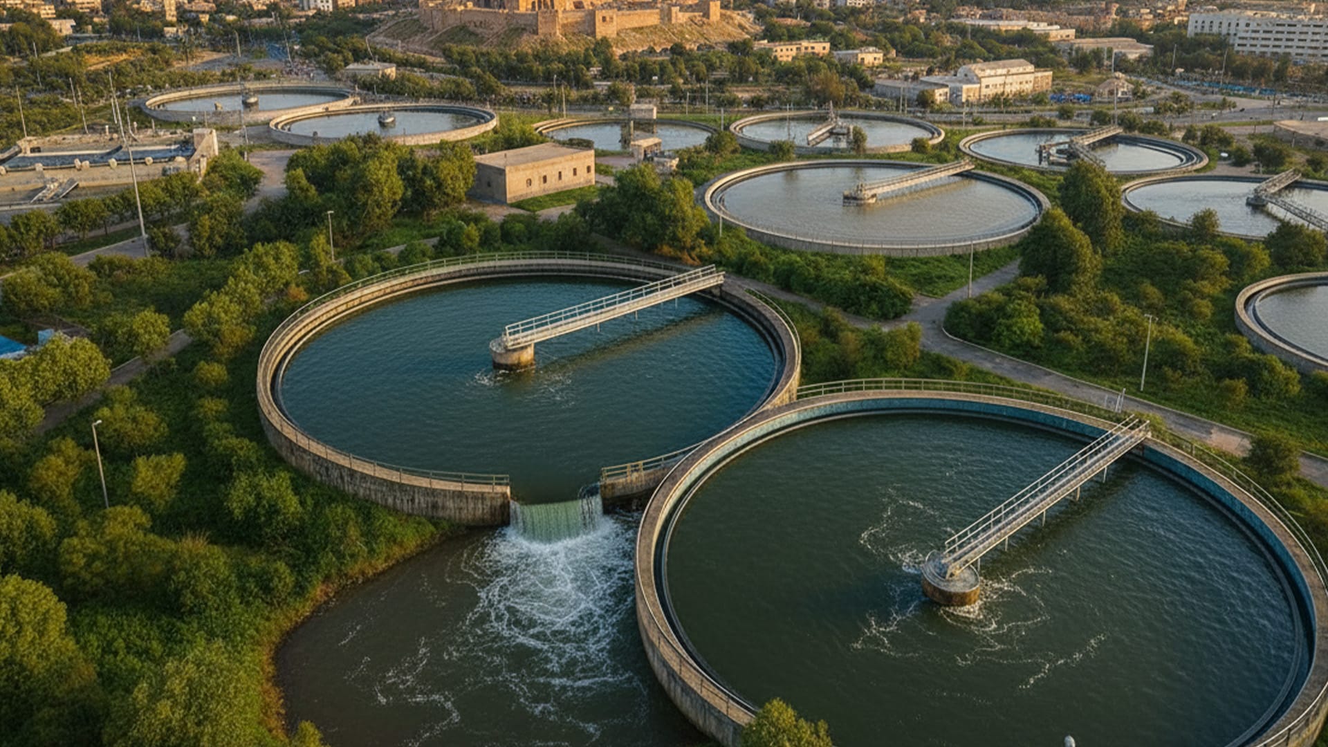 بەردی بناغەی بەشی دووەمی وێستگەی پاککردنەوەی ئاوی ئاوەڕۆی هەولێر دادەنرێت