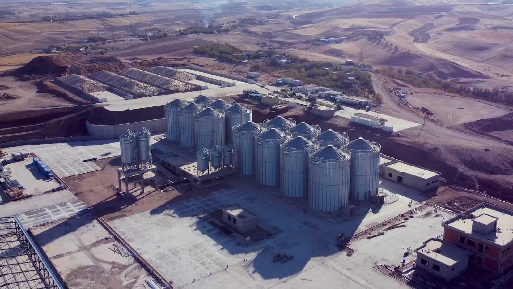 کارەکانی سایلۆی هەڵەبجە 80%ـی تەواو بووە