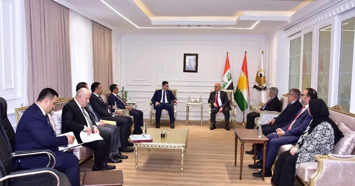 تیمی چاودێری دارایی عێراق لە وەزارەتی دارایی هەرێمی کوردستانن