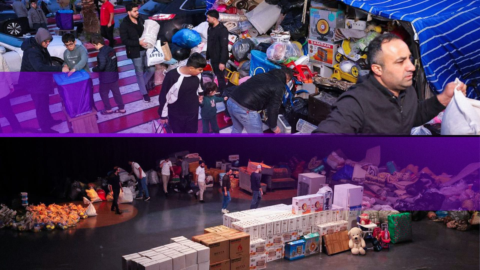 دوای پڕبوونی ژێر خێمەکان ئاڤا ستۆدیۆکانی دەکاتە کۆگا بۆ کۆکردنەوەی هاوکارییەکان