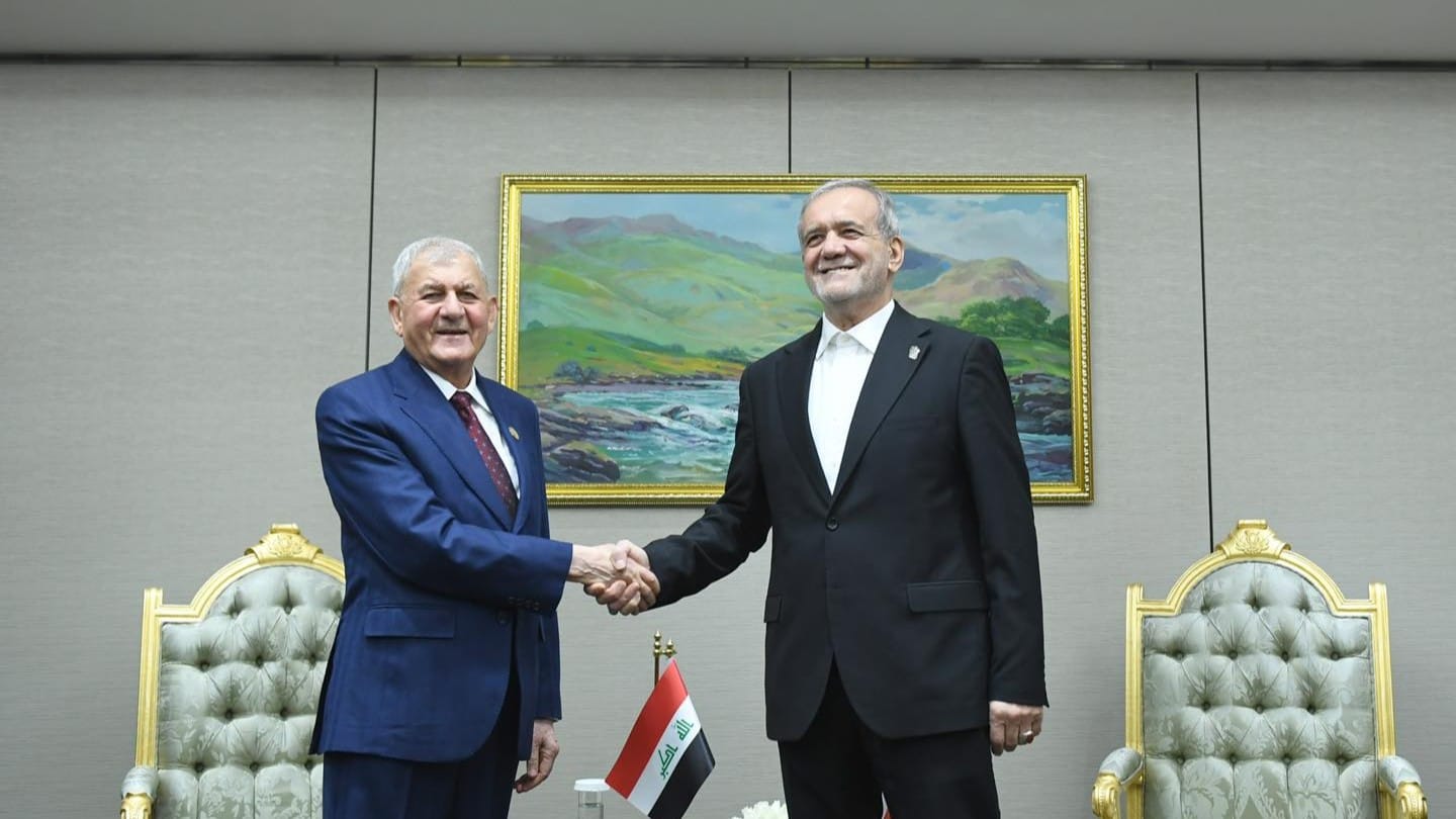 سەرۆککۆماری عێراق بۆ هاوتا ئێرانییەکەی: ئیسرائیل سەرچاوەی سەرەکیی ناسەقامگیریی ناوچەکەیە