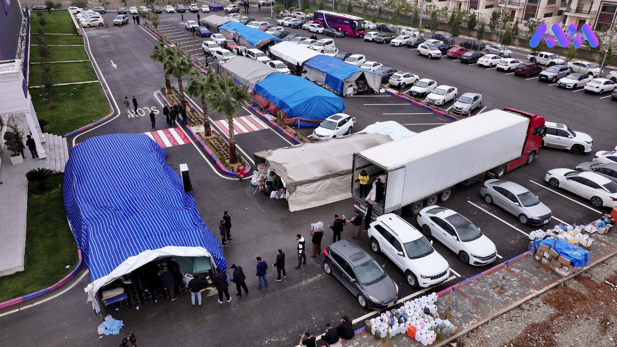 یەکەم کاروانی هاوکارییەکانی ئاڤا ڕەوانەی چەمچەماڵ و دەوروبەری دەکرێت