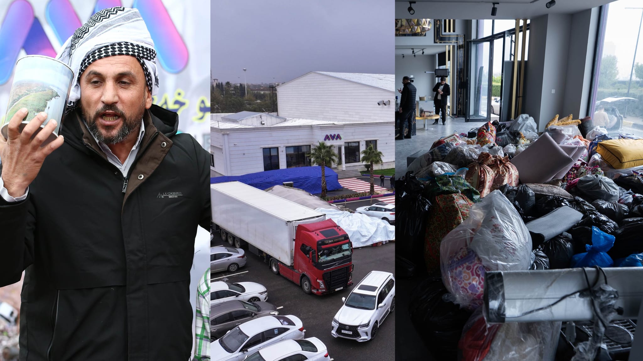 جگە لە هەولێر هەڵمەتی هاوکارییەکانی ئاڤا لە دهۆک، زاخۆ و ئاکرێ بەڕێوەدەچێت