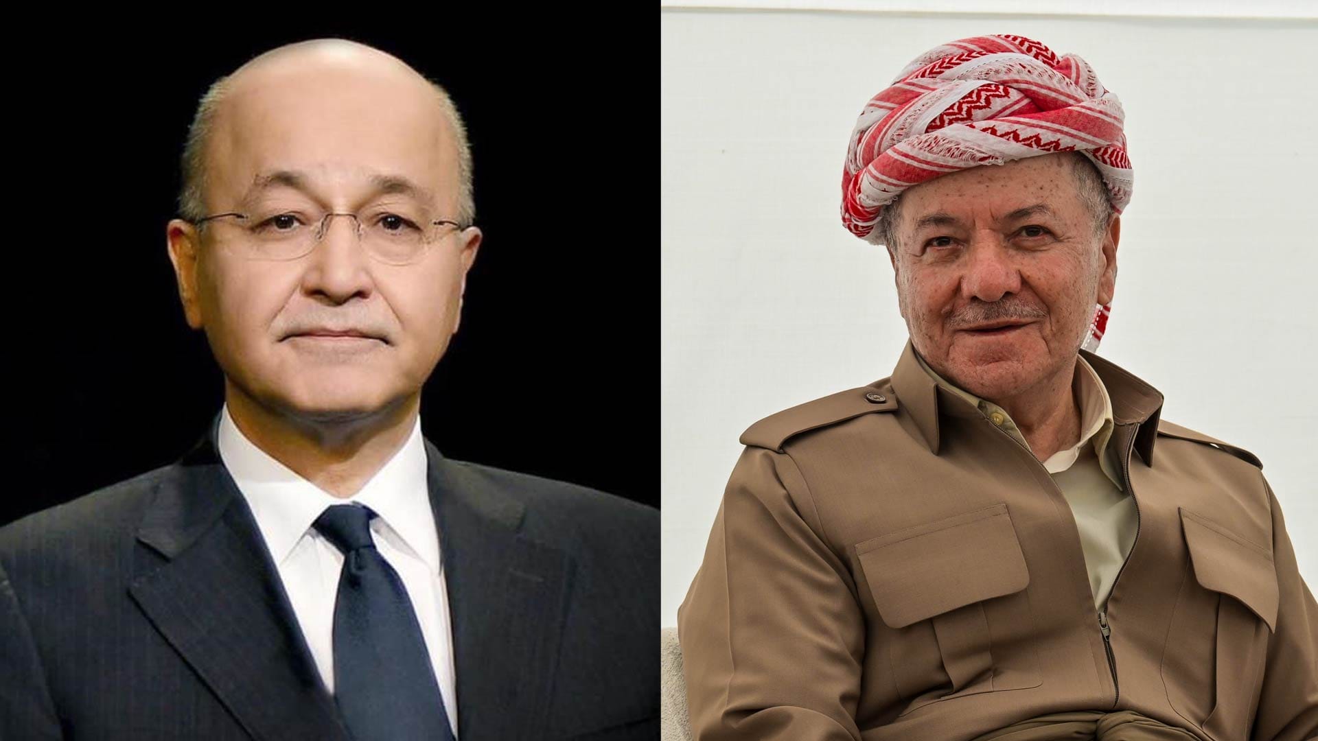 سەرۆك بارزانی پیرۆزبایی لە بەرهەم ساڵح دەكات