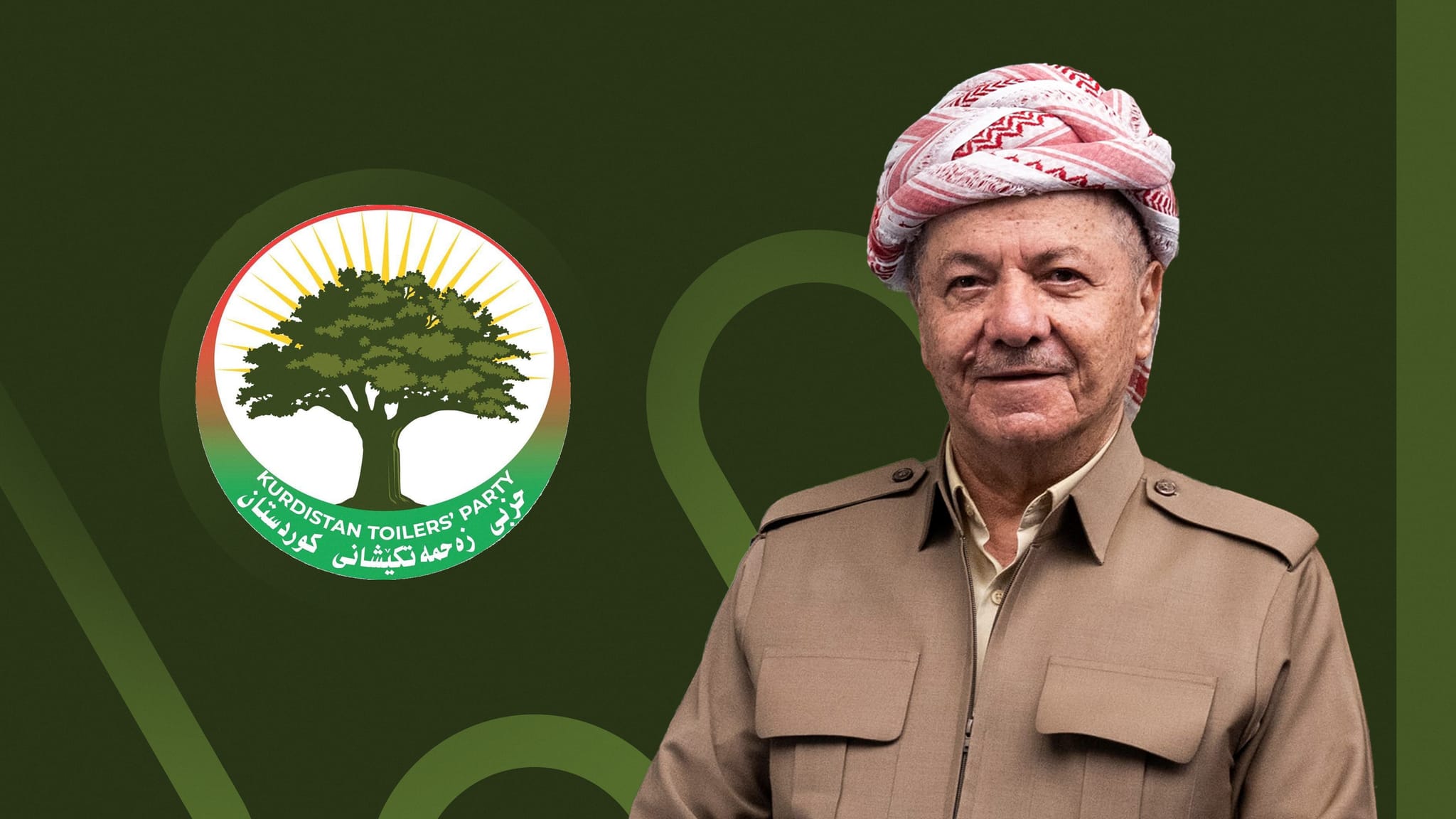 سەرۆک بارزانی بۆ حیزبی زەحمەتکێشان: پێزانیمان بۆ ڕۆڵ و قوربانیدانتان هەیە