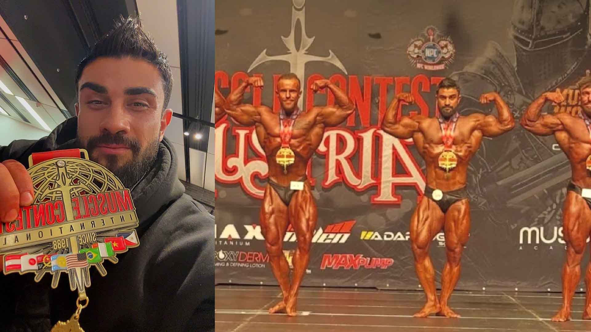 پاڵەوانێکی لەشجوانی کورد لەنێو 15 پاڵەوانی دیکەی جیهان پلەیەکی بەرز بەدەستدەهێنێت