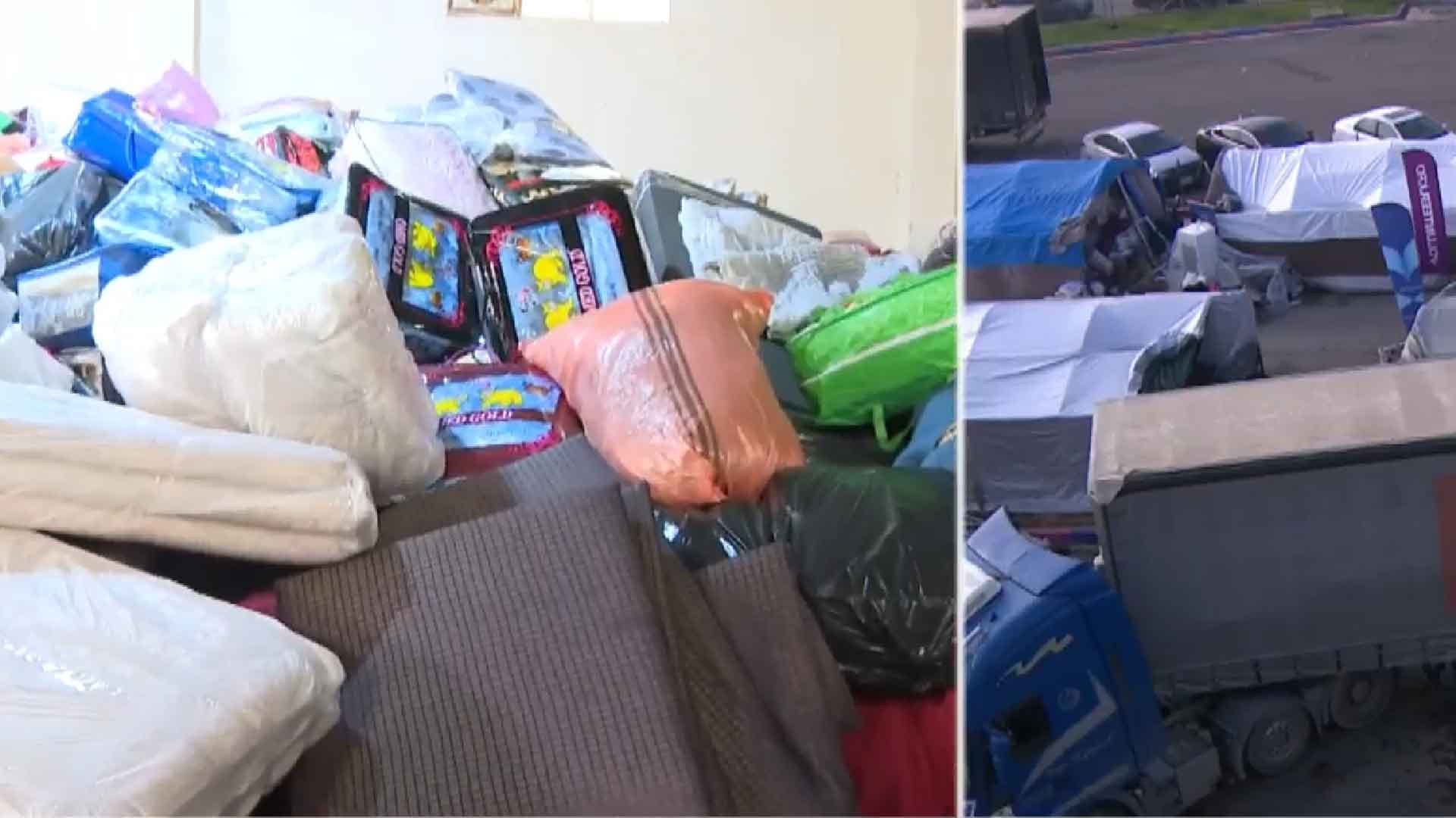 دوو بارهەڵگر هاوکاری لە ئاکرێ ڕەوانەی چەمچەماڵ و دەورووبەری دەکرێت