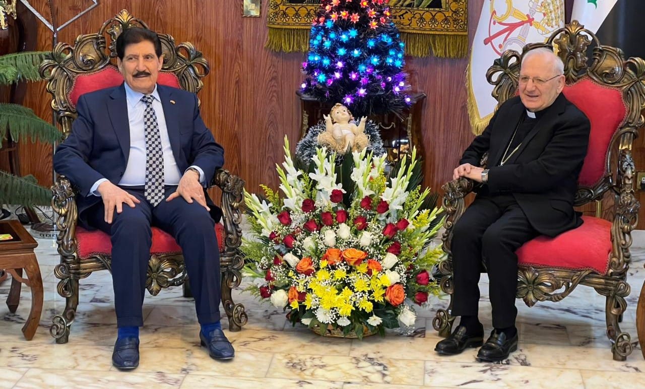 سەرۆكی كەنیسەی كلدانی لە عێراق و جیهان و شاندی پارتی لە بەغدا کۆبوونەوە
