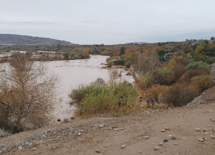بارانبارینی بە خوڕ ڕێگای چەند گوندێکی سنووری نێوان تەق تەق و کۆیەی داخست