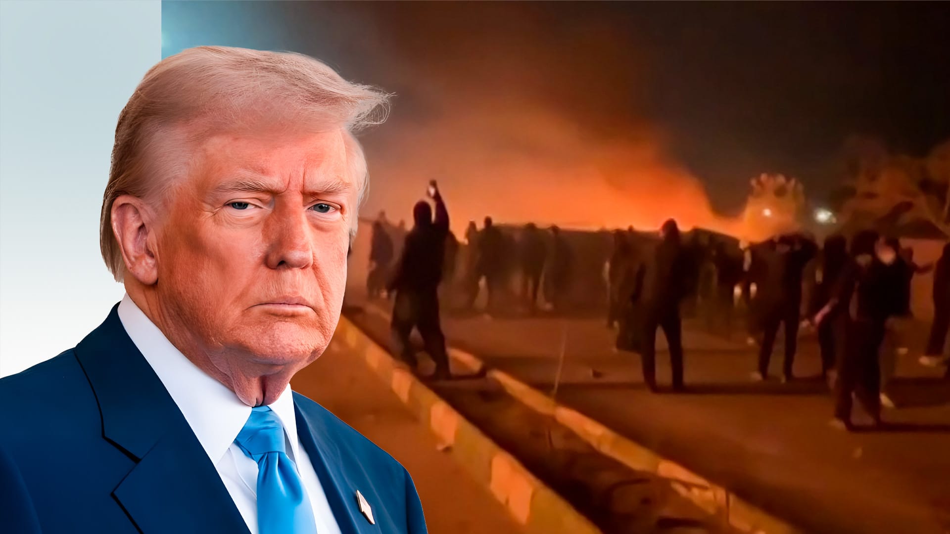 دۆناڵد ترەمپ پەیامێک بۆ خۆپیشاندەرانی ئێران دەنێرێت: بەردەوام بن و یارمەتی لە ڕێگەیە