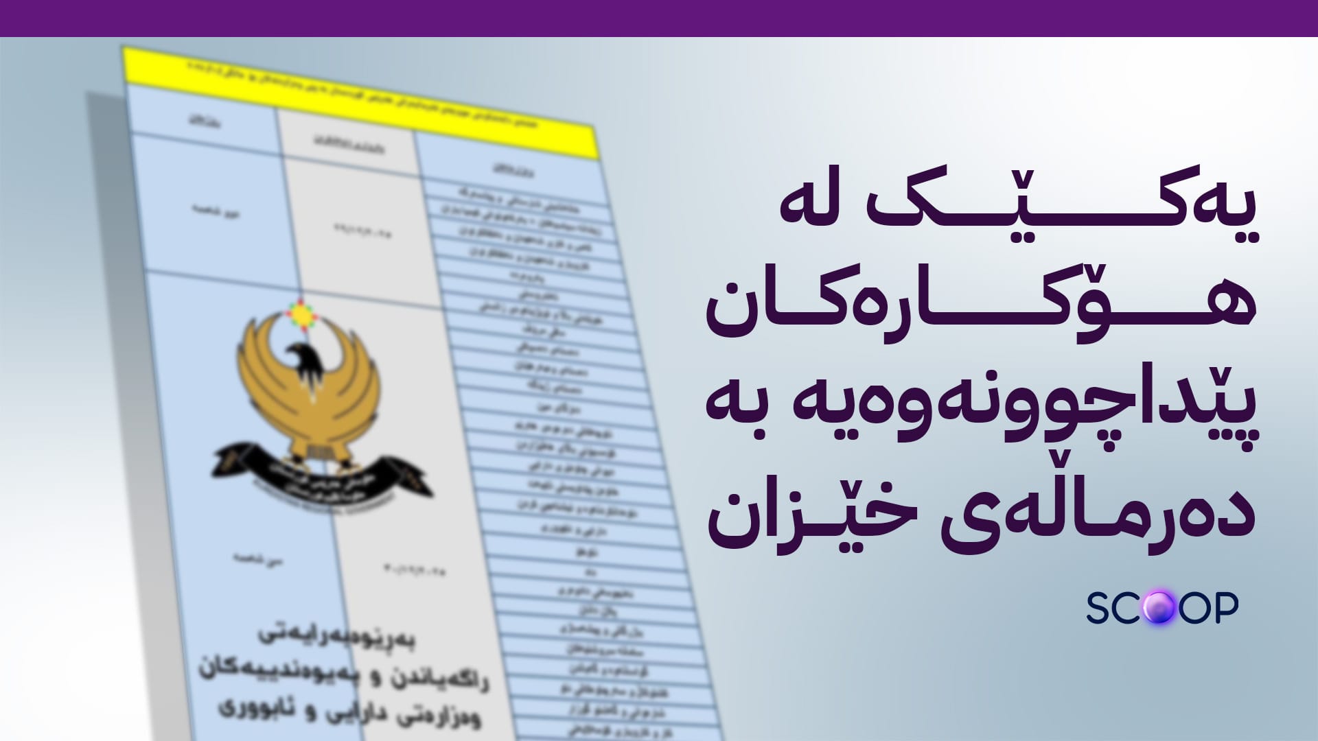ناردنی لیستی مووچەی مانگی یەک بۆ بەغدا 10 ڕۆژی تر دوادەکەوێت