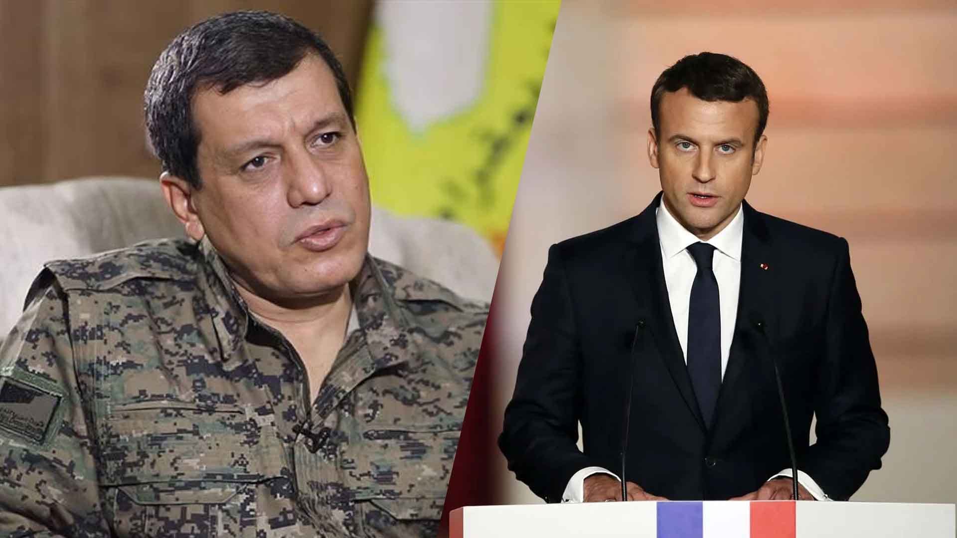 ماکرۆن بۆ مەزڵووم عەبدی: پاڵپشتی لە بەردەوامبوونی ئاگربەست دەکەین