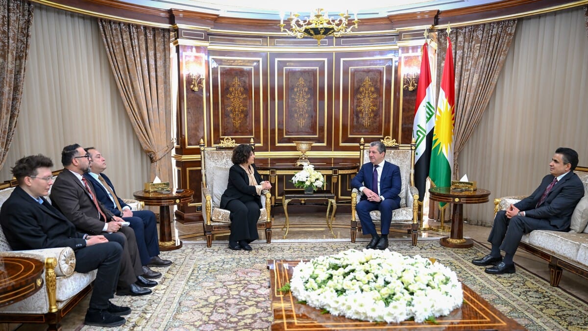 شاندێکی پەرلەمانی ئەڵمانیا بۆ مەسرور بارزانی: ڕۆڵی كوردستان بۆ هێوركردنەوەی ئاڵۆزییەكانی سووریا كارا بوو