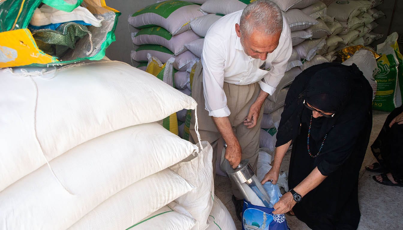 دەست بە دابەشکردنی بەشە ئاردی مانگی یەک دەکرێت