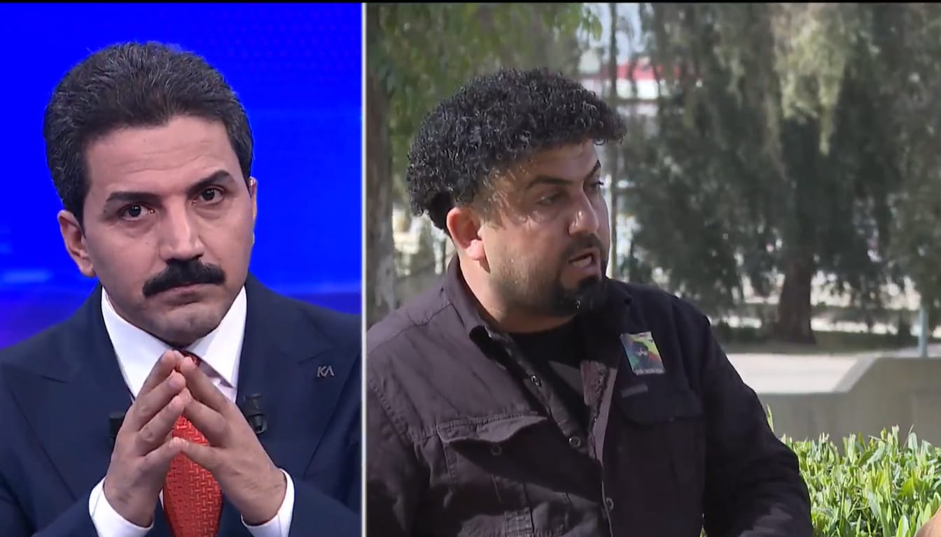 کەرکووک؛ گەنجێک لەسەر جامانە و ئاڵای کوردستان دەستگیر دەکرێت