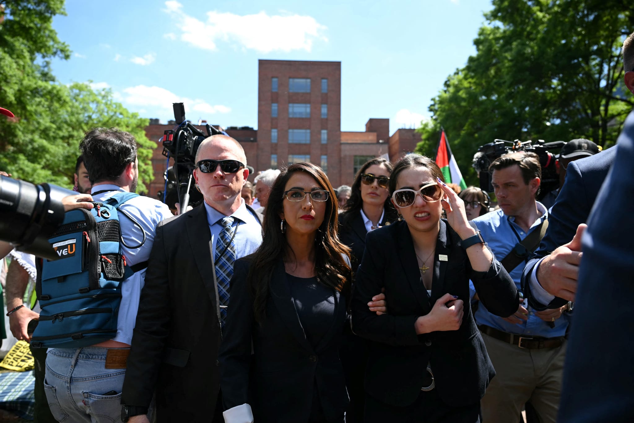 خۆپیشاندانی خوێندکارانی زانکۆکانی ئەمریکا بۆ پاڵپشتیی فەڵەستین بەردەوامە