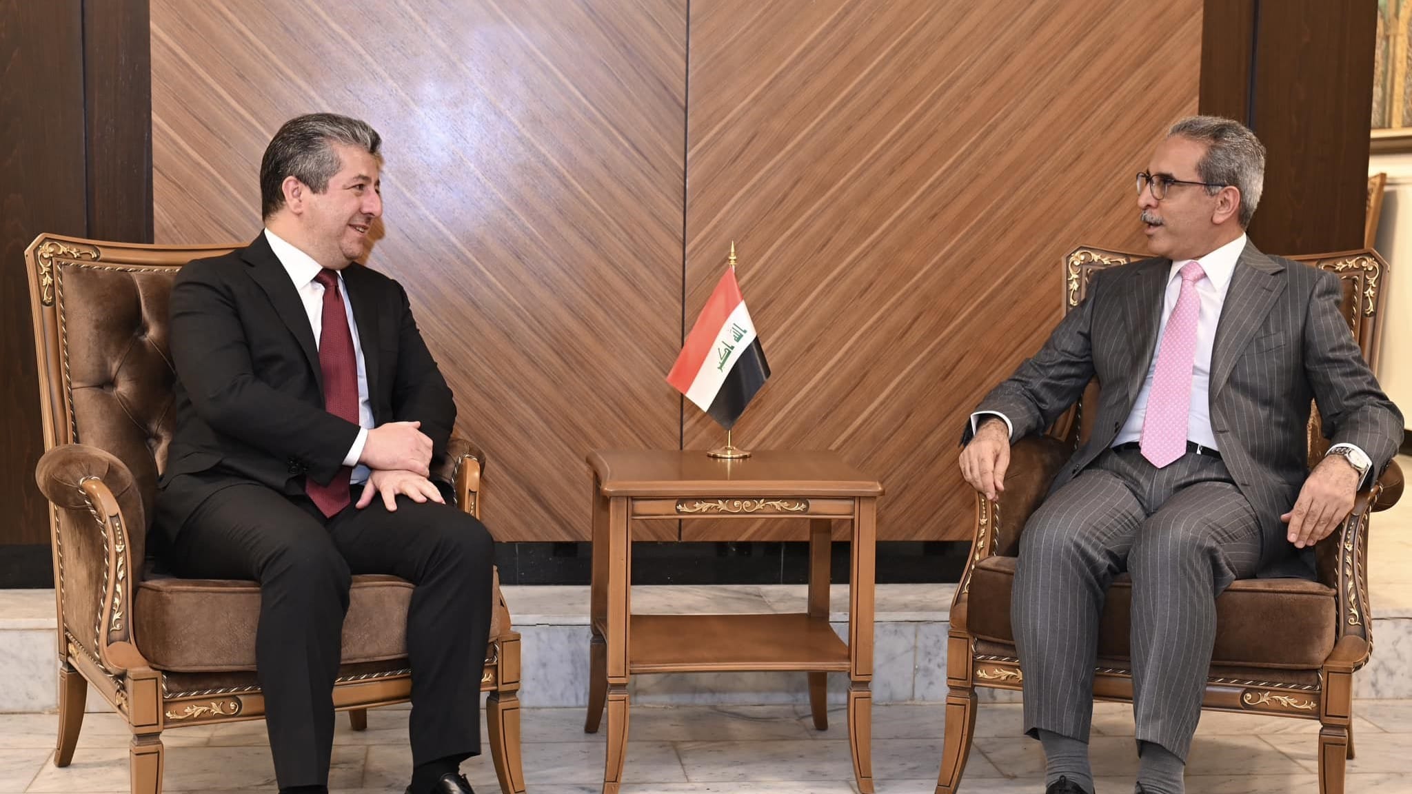 سەرۆکوەزیران بارزانی لەگەڵ فایەق زیدان کۆبووەوە