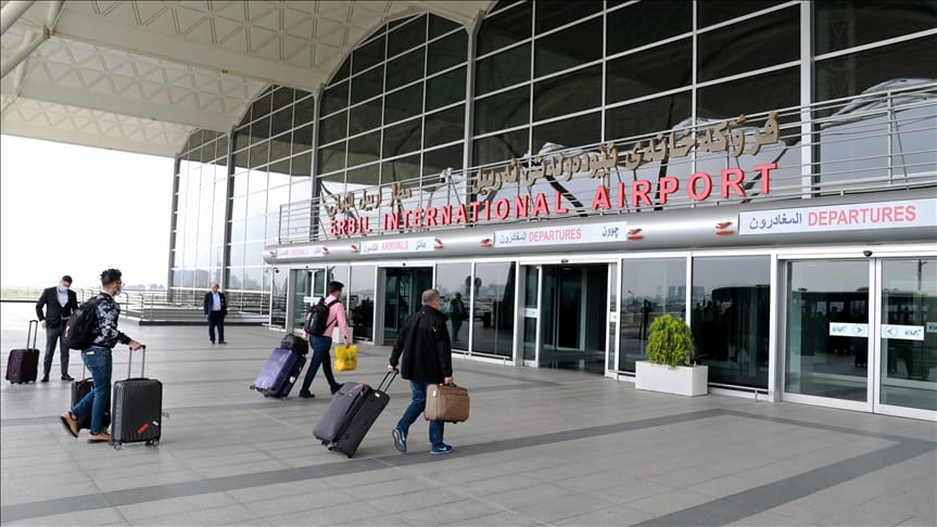 فڕۆکەخانەی هەولێر زیاتر لە دوو ملیۆن گەشتیاری هەبووە